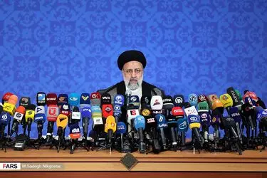 نشست خبری رئیس‌جمهور منتخب
