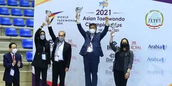 ایران بر سکوی نایب قهرمانی آسیا ایستاد