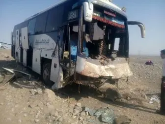 حادثه برای اتوبوس زائران ایرانی عتبات عالیات