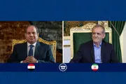 گفتوگوی تلفنی روسای جمهور ایران و مصر