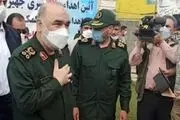 بازدید سردار سلامی از آخرین وضعیت مناطق زلزله زده سی‌سخت