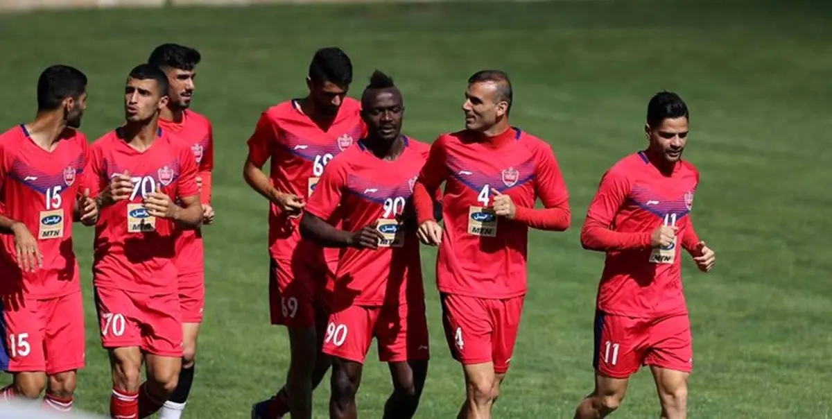 پیگیری تمرینات پرسپولیسیها در پژوهشگاه نفت