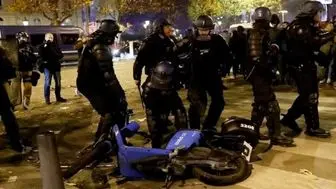 درگیری پلیس فرانسه با هواداران خشمگین فوتبال