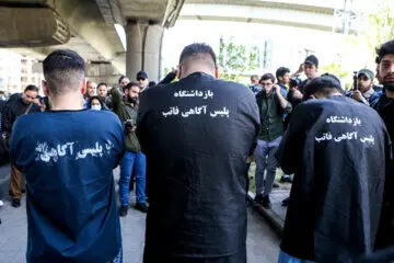 بازسازی صحنه زورگیری اتوبان صدر/ گزارش تصویری