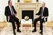 دیدار رؤسای جمهور روسیه و تاجیکستان در «مسکو»