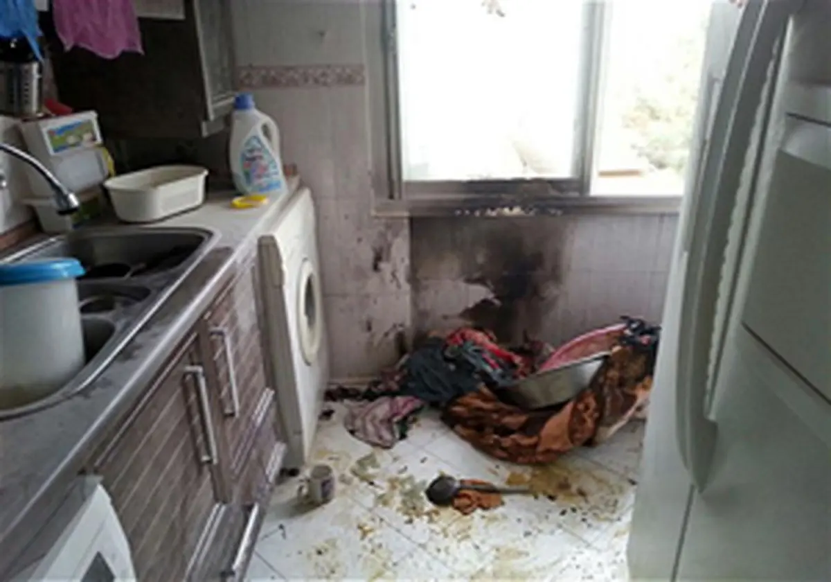پیک نیک خانه مسکونی را به آتش کشید