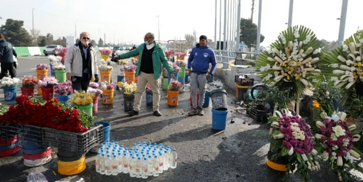 اجرای طرح جمع آوری و ساماندهی گلفروشان حاشیه بزرگراه شهید هاشمی