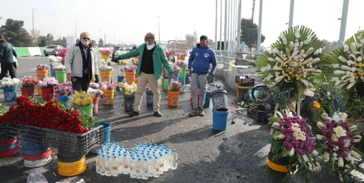 اجرای طرح جمع آوری و ساماندهی گل‌فروشان حاشیه بزرگراه شهید هاشمی