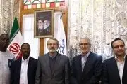 پیشنهاد جدید لاریجانی به نماینده غَنا درباره گسترش همکاری‌ها