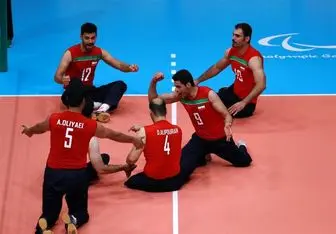 والیبال مردان ایران با پیروزی بر اوکراین به نیمه‎‌نهایی رسید