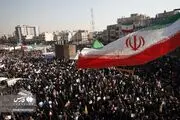 تصاویر هوایی از حضور حماسی مردم تهران
