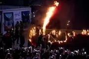 مراسم عزاداری روز عاشورا در میدان امام حسین(ع) / گزارش تصویری