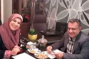 تمجید خانم مجری از اخلاق «حبیب‌الله کاسه‌ساز»/ عکس