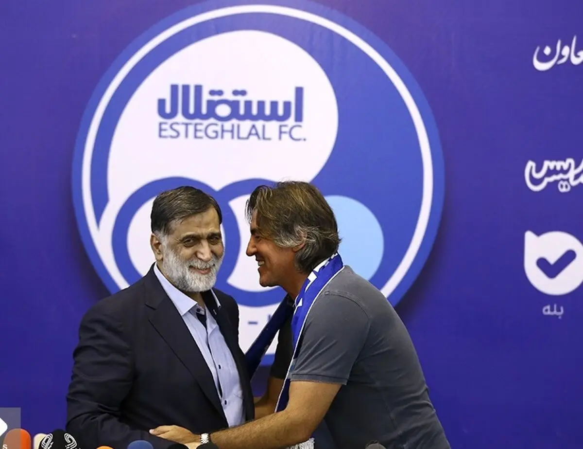 مدیرعامل استقلال: ریکاردو گفت گرسنه قهرمانی است