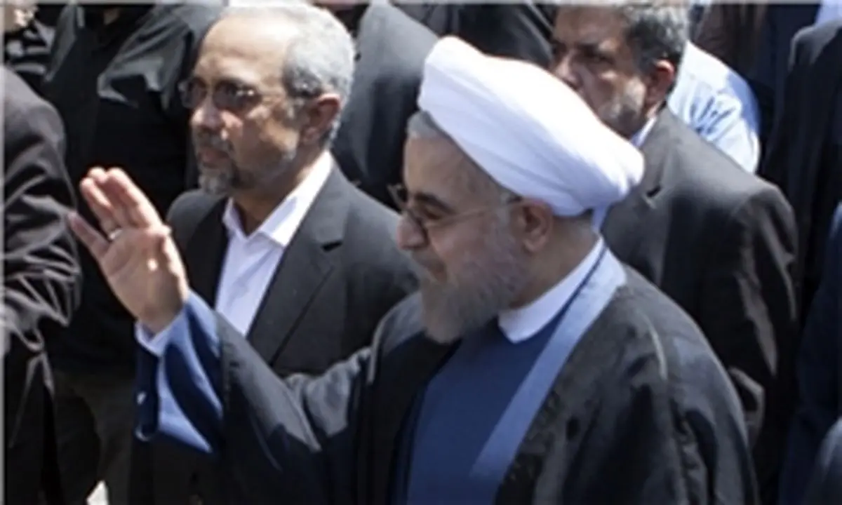 رئیس جمهور به جمع راهپیمایان روز قدس پیوست