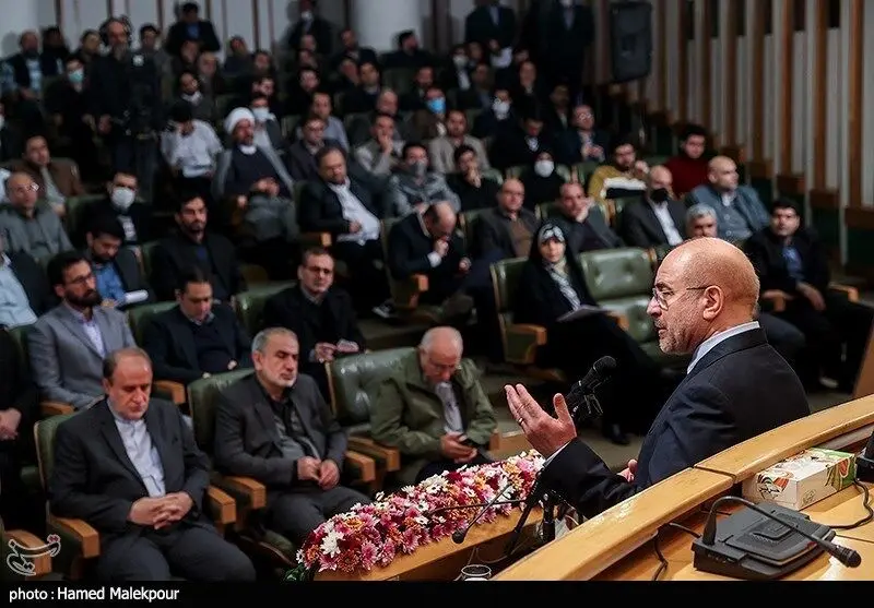 مراسم گرامیداشت هفته پژوهش با حضور رئیس مجلس/گزارش تصویری
