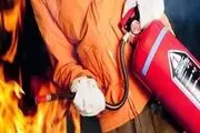 آتش گرفتن 16 واگن مسافری زمین گیر در اسلامشهر/ فیلم