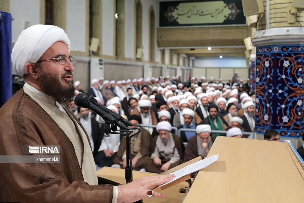 دیدار رهبر معظم انقلاب با ائمه جمعه سراسر کشور/ گزارش تصویری