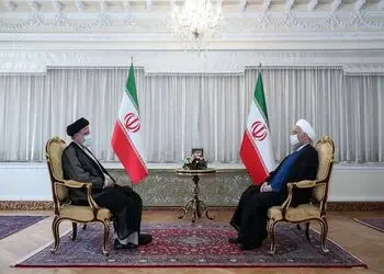 دیدار دوم حسن روحانی با آیت الله رئیسی