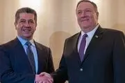 پامپئو از بارزانی به خاطر «حفاظت از پرسنل آمریکایی» تشکر کرد