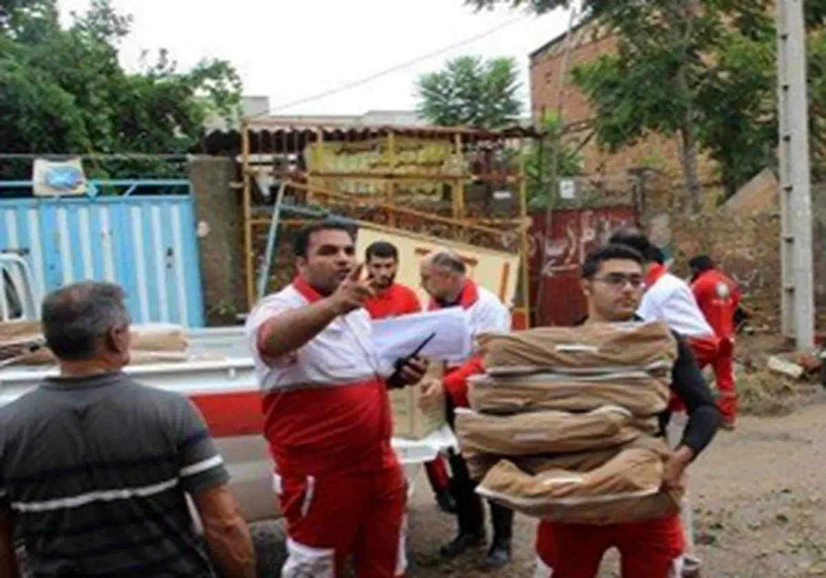 امدادرسانی به 53 خانوار سیل زده در گلستان