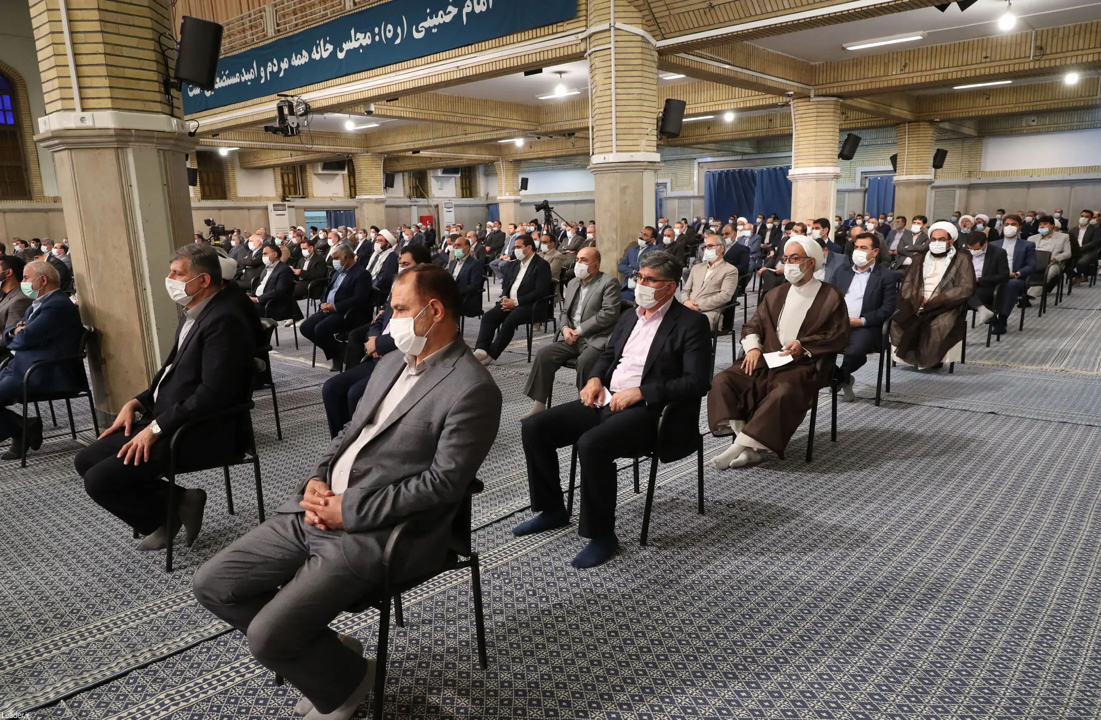 دیدار رئیس و نمایندگان مجلس شورای اسلامی با رهبر معظم انقلاب/گزارش تصویری