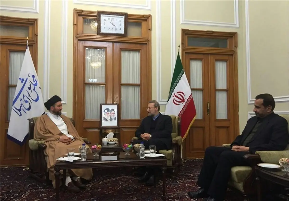 عمار حکیم با لاریجانی دیدار کرد