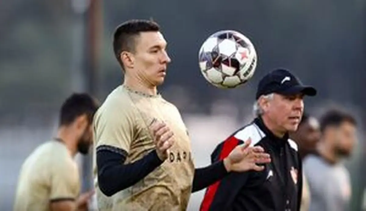 اولین حضور ایگور سرگیف در تمرین پرسپولیس +عکس