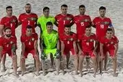 گریه دروازه‌بان تیم ملی فوتبال ساحلی با سرود ملی