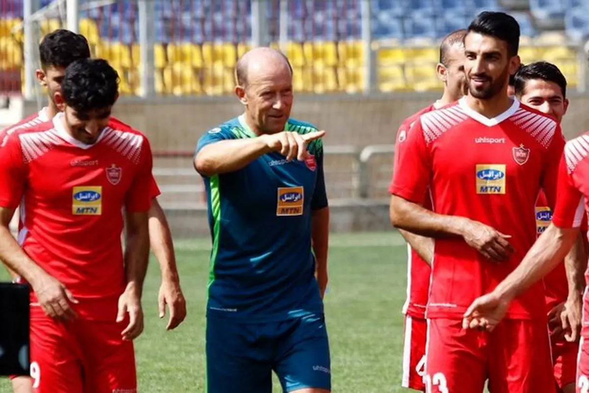 پرسپولیسی ها در هتل تمرین کردند