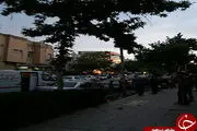 سقوط مرد جوان از داربست