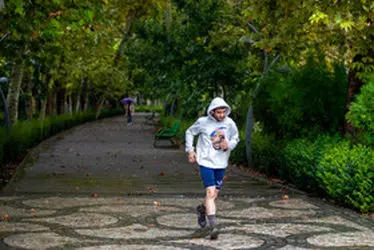 باران پاییزی در تهران/ گزارش تصویری 