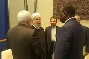 روسای جمهوری لیبریا و سنگال با روحانی دیدار کردند