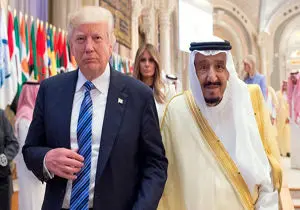 ترامپ: به سلمان گفتم اگر ما نباشیم، ایران دو هفته‌ای عربستان را می‌گیرد