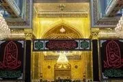 سیاه پوش شدن کربلا به مناسبت شهادت امام صادق(ع)/ گزارش تصویری