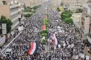 راهپیمایی گسترده یمنی ها در محکومیت جنایات ائتلاف سعودی