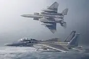 ناتوانی جنگنده F۱۶ آمریکا در انهدام پهپاد شاهد ۱۳۶