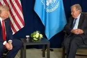 اعلام حمایت ۱۰۰ درصدی ترامپ از سازمان ملل