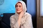 «بهناز جعفری» با چادر رنگی و چهره ای آشفته/ عکس