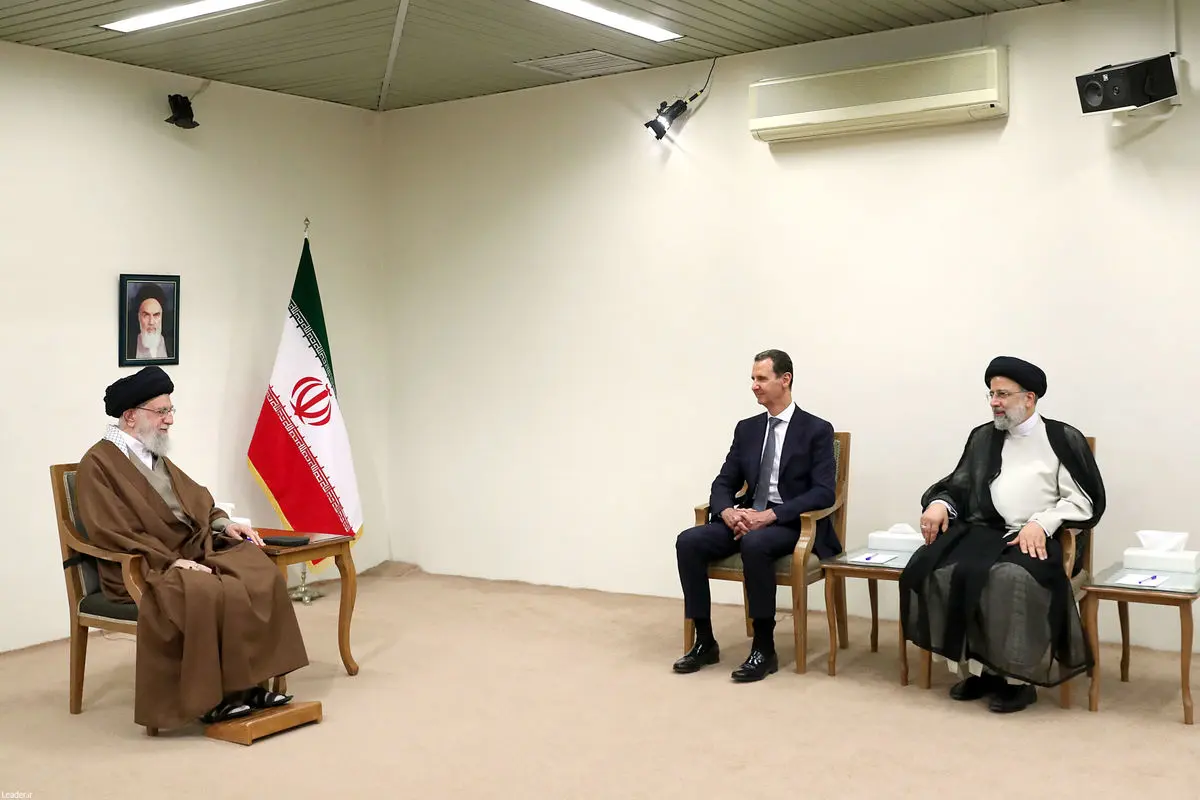 دیدار رئیس جمهور سوریه با رهبرانقلاب/ گزارش تصویری