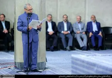 دیدار معلمان با رهبری
