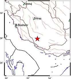 زلزله ۴.۲ ریشتری فارس را لرزاند + جزئیات