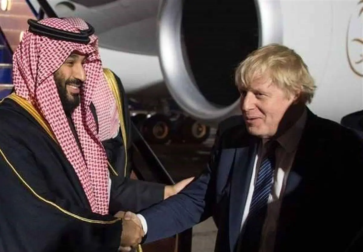 جانسون به استقبال ولیعهد رفت