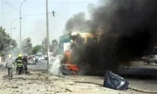انفجار خودروی بمب‌گذاری شده در منطقه " الصبیحات " عراق
