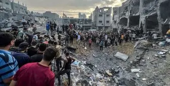 فیلم قرائت قرآن جوان مجروح فلسطینی در غزه