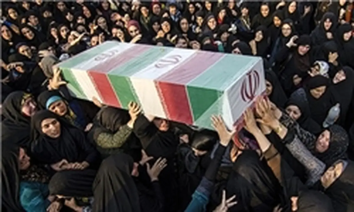 تشییع پیکر پاک شهیدان نیروی انتظامی در زهک