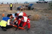 واژگونی خودرو 5 نفر را مصدوم و یک نفر را به کام مرگ فرستاد