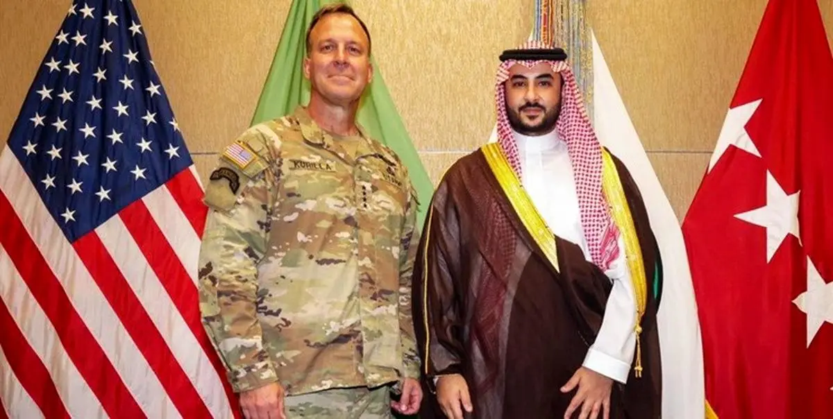 رایزنی معاون وزیر دفاع عربستان با فرمانده سنتکام