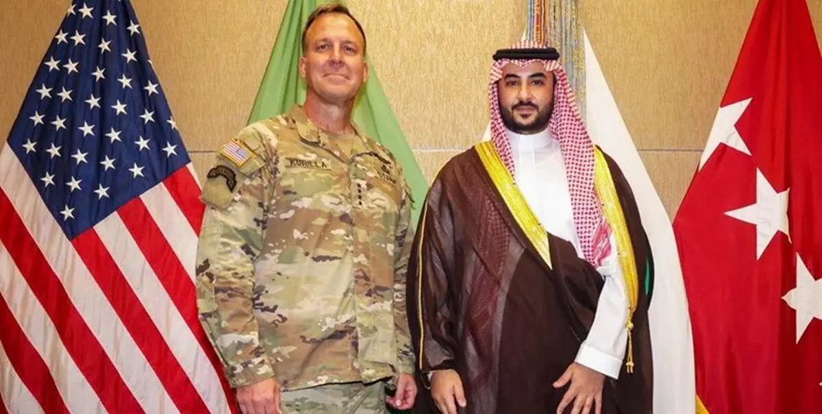 رایزنی معاون وزیر دفاع عربستان با فرمانده سنتکام 