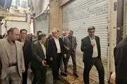 استاندار تهران در بازار بزرگ